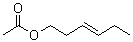 结构式 CAS# 3681-82-1, (E)-3-己烯-1-醇乙酸酯