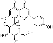 结构式 CAS# 3681-93-4, 牡荆素