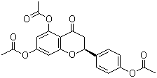 Naringenin triacetate molecular structure (CAS 3682-04-0)