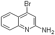 4-Bromo-2-quinolinamine molecular structure (CAS 36825-32-8)
