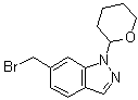 structure of CAS# 368426-64-6, 6-(Bromomethyl)-1-(tetrahydro-2H-pyran-2-yl)-1H-indazole
