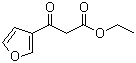 结构式 CAS# 36878-91-8, beta-氧代-3-呋喃丙酸乙酯
