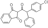 Chlorphacinon molecular structure (CAS 3691-35-8)