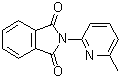 structure of CAS# 36932-61-3, 2-(6-Methyl-2-pyridinyl)-1H-isoindole-1,3-(2H)-dione
