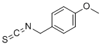 结构式 CAS# 3694-57-3, 4-甲氧基苄基异硫氰酸酯