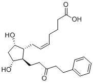 结构式 CAS# 369585-22-8, 15-氧代拉坦前列素酸