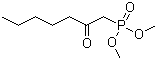 (2-氧代庚基)膦酸二甲酯分子结构 (CAS 36969-89-8)
