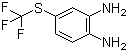 4-Trifluoromethylthiobenzene-1,2-diamine molecular structure (CAS 370-46-7)