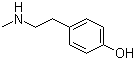 structure of CAS# 370-98-9, 4-[2-(Methylamino)ethyl]phenol;N-Methyl-p-tyramine