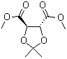 Dimethyl 2,3-O-isopropylidene-L-tartrate molecular structure (CAS 37031-29-1)