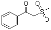 2-(Methylsulfonyl)-1-phenylethanone molecular structure (CAS 3708-04-1)