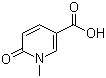 1-Methyl-6-oxo-1,6-dihydropyridine-3-carboxylic acid molecular structure (CAS 3719-45-7)