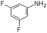 结构式 CAS# 372-39-4, 3,5-二氟苯胺