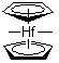 structure of CAS# 37260-88-1, Dimethylhafnocene;Bis(cyclopentadienyl)dimethylhafnium; Bis(cyclopentadienyl)hafnium dimethyl; Bis(eta-cyclopentadienyl)dimethylhafnium; Bis(eta5-cyclopentadienyl)dimethylhafnium; Dicyclopentadienyldimethylhafnium; Dimethylbis(cyclopentadienyl) hafnium