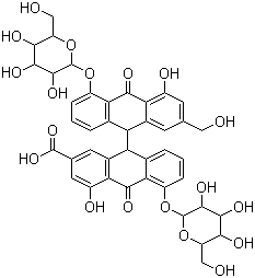 Sennoside D molecular structure (CAS 37271-17-3)