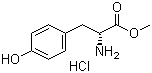 structure of CAS# 3728-20-9, D-Tyrosine methyl ester hydrochloride;Methyl D-tyrosinate hydrochloride