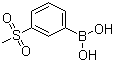 3-(Methylsulfonyl)phenylboronic acid molecular structure (CAS 373384-18-0)