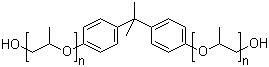 Propoxylated Bisphenol A molecular structure (CAS 37353-75-6)