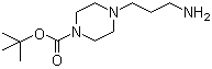 4-(3-Aminopropyl)piperazine-1-carboxylic acid tert-butyl ester molecular structure (CAS 373608-48-1)