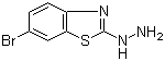 6-Bromo-2-benzothiazolehydrazine molecular structure (CAS 37390-63-9)