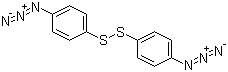结构式 CAS# 37434-06-3, 双(4-叠氮基苯基)二硫醚