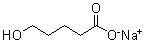 structure of CAS# 37435-69-1, Sodium 5-hydroxypentanoate;Sodium 5-hydroxyvalerate; Sodium delta-hydroxyvalerate