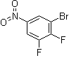结构式 CAS# 374633-24-6, 1-溴-2,3-二氟-5-硝基苯