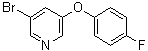 3-Bromo-5-(4-fluorophenoxy)pyridine molecular structure (CAS 374935-03-2)
