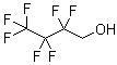 structure of CAS# 375-01-9, 2,2,3,3,4,4,4-Heptafluoro-1-butanol