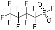 structure of CAS# 375-72-4, Nonafluorobutanesulfonyl fluoride;Perfluoro-1-butanesulfonyl fluoride; Perfluorobutanesulfonyl fluoride