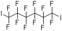 1,6-二碘代十二氟己烷分子结构 (CAS 375-80-4)