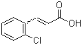 邻氯肉桂酸分子结构 (CAS 3752-25-8)