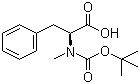 Boc-N-methyl-L-phenylalanine molecular structure (CAS 37553-65-4)