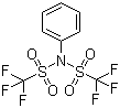 structure of CAS# 37595-74-7, N,N-Bis(trifluoromethylsulfonyl)aniline;N-Phenylbis(trifluoromethanesulfon)imide