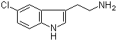结构式 CAS# 3764-94-1, 5-氯-1H-吲哚-3-乙胺; 5-氯色胺