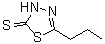 5-Propyl-1,3,4-thiadiazole-2(3H)-thione molecular structure (CAS 37663-50-6)