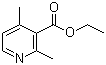 Ethyl 2,4-dimethylnicotinate molecular structure (CAS 37669-78-6)