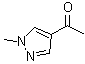 structure of CAS# 37687-18-6, 1-Methyl-4-acetylpyrazole;1-(1-Methyl-1H-pyrazol-4-yl)ethanone; 1-(1-Methyl-1H-pyrazol-4-yl)ethan-1-one