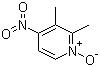 4-Nitro-2,3-lutidine-N-oxide molecular structure (CAS 37699-43-7)