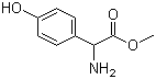 Methyl D-(-)-4-hydroxy-phenylglycinate molecular structure (CAS 37763-23-8)