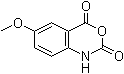 structure of CAS# 37795-77-0, 6-Methoxy-1H-benzo[d][1,3]oxazine-2,4-dione;6-Methoxy-2H-3,1-benzoxazine-2,4(1H)-dione; 6-Methoxy-4H-3,1-benzoxazine-2,4(1H)-dione; NSC 163035