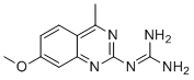 结构式 CAS# 37836-90-1, 1-(7-甲氧基-4-甲基喹唑啉-2-基)胍