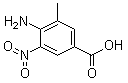 4-Amino-5-methyl-3-nitrobenzoic acid molecular structure (CAS 37901-94-3)