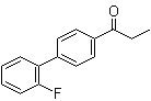 结构式 CAS# 37989-92-7, 4'-(2-氟苯基)苯丙酮