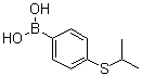 structure of CAS# 380427-38-3, 4-Isopropylsulfanylphenylboronic acid;[4-[(1-Methylethyl)thio]phenyl]boronic acid