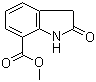 structure of CAS# 380427-39-4, Methyl oxindole-7-carboxylate;2-Oxyindole-7-carboxylic acid methyl ester