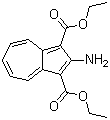 结构式 CAS# 3806-02-8, 2-氨基薁-1,3-二甲酸二乙酯; 2-氨基甘菊环-1,3-二甲酸二乙酯