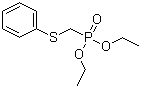 结构式 CAS# 38066-16-9, 苯硫基甲基膦酸二乙酯