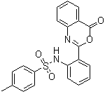 2-(2-Tosylaminophenyl)-4H-3,1-benzoxazin-4-one molecular structure (CAS 3808-20-6)