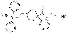 地芬诺酯盐酸盐分子结构 (CAS 3810-80-8)